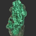 Natural Green Malachite Gemstone For Unique Jewelry Making With Intricate Texture