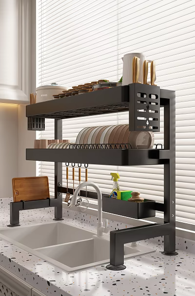 Modern Storage Rack 3d model Modern Storage Rack 3d model