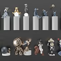 Artistic Decorative Dolls With Various Figurine Designs And Unique Styles For Home Decoration