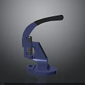 Blue Manual Clamp Tool With Spring Mechanism Black Handle And Base