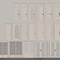Various Stylish Interior Hinged Doors With Glass Panels And Arch Designs