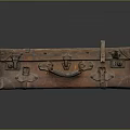 Vintage Leather Suitcase With Classic Design And Metal Hardware For Daily Use