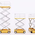 Modern Lifting Platform Car Mobile Lifting Platform Car 3d model