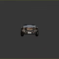 Classic Black Vintage Car With Shiny Body And Retro Wheels Design