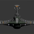 Modern Spaceship Spacecraft 3d model