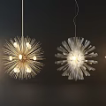 Unique Shaped Pendant Lights With Artistic Designs And Metallic Accents For Modern Interior Spaces