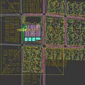 Modern Industrial Factory Complex With Neatly Arranged Buildings Greenery And Roads