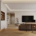 Modern Living Dining Room Interior Design With Sofa Coffee Tables Artwork And Lighting
