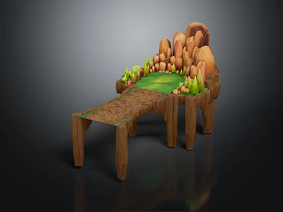 Modern Cartoon Scene Cartoon Island Cartoon Island 3d model Modern Cartoon Scene Cartoon Island Cartoon Island 3d model