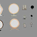 Modern Home Mirrors With Various Shapes Lighted Frames And Stylish Designs For Interior Decor