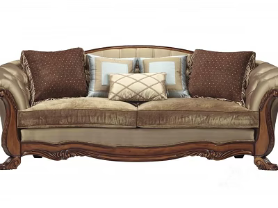 Double sofa 3d model