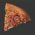 Freshly Baked Delicious Pepperoni Pizza Slice With Rich Tomato Sauce And Golden Crust