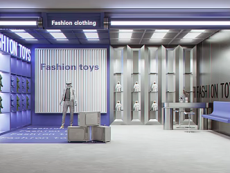 Modern Tide Play Shop 3d model