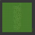 Stepping Stones Path Design Through Green Grass With Irregular Stone Slabs