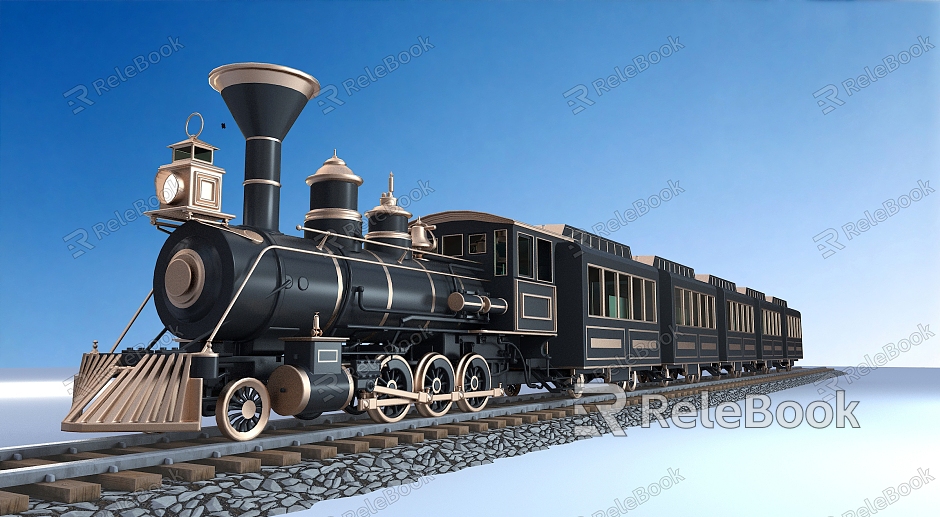 Train Restaurant Steam Train Retro Train Cafe Meichen Train model