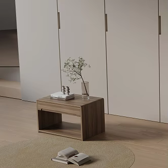 Modern bedside table 3d model