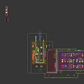Spacious Commercial Kitchen Interior With Refrigerators Ovens Stoves And Vent Hoods