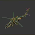 Green Helicopter Model Supporting Space Mission Operations And Astronaut Recovery