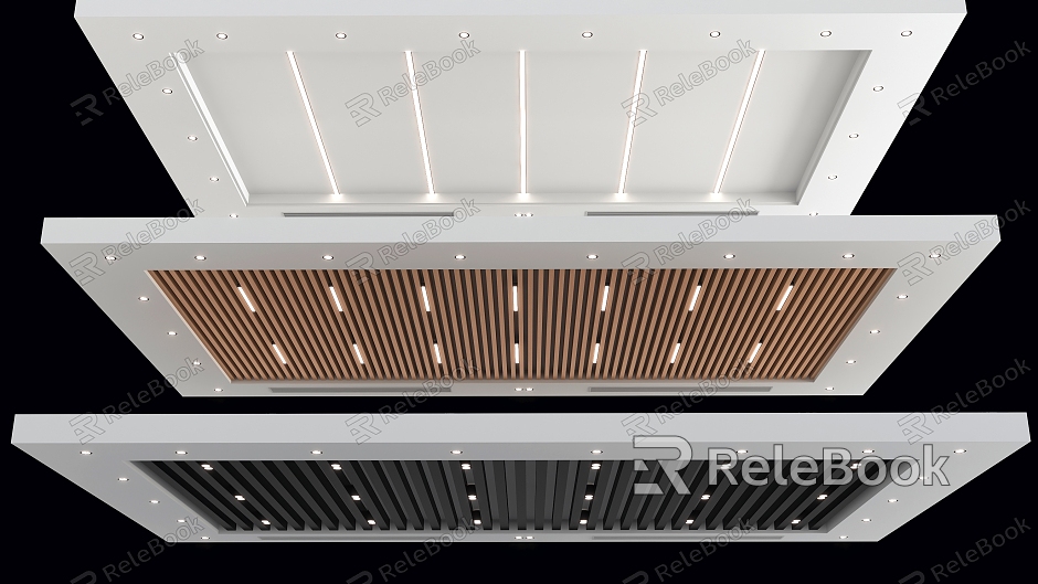 Modern Ceiling Square Ceiling Grille Ceiling Lvfangtong Tianhua Ceiling model