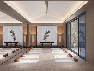 Yoga Studio Gym Yoga Studio 3d model