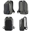 Practical Modern Backpack Design Displayed In Multiple Angles With Durable Compartments 3d model
