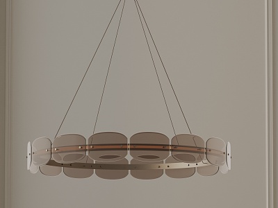 Modern chandelier 3d model