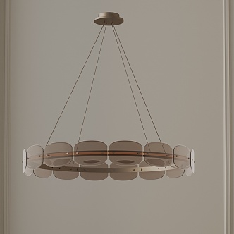 Modern chandelier 3d model