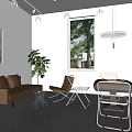 Modern Chess Room 3d model