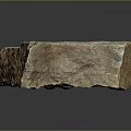 Natural Wooden Stone Block Featuring Raw Texture And Earthy Tones For Decor Projects