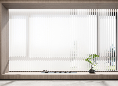 Modern venetian blinds vertical blinds 3d model