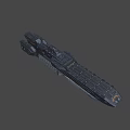 Futuristic Advanced Fighter Jet With Black Exterior Orange Accents And Powerful Engines