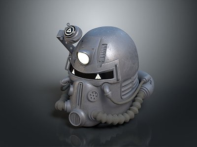 Sci-Fi Helmet Alien Helmet High Tech Helmet Game Helmet 3d model