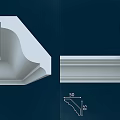 Corner Line Corner Line Combination Corner Line Gypsum Line Gypsum Line Corner Line 3d model