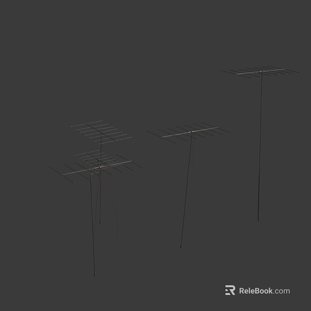 Public Outdoor Drying Racks With Metal Frame And Horizontal Bars Structure 3d model