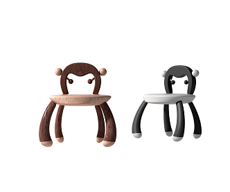 Modern children's chair 3d model