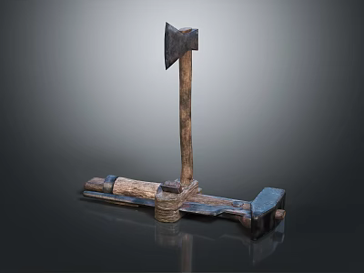 Modern Axe Rusty Tool Tomahawk 3d model Modern Axe Rusty Tool Tomahawk 3d model
