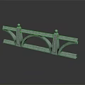 Architectural Stone Balustrade Design Featuring Arched Patterns And Decorative Stone Elements