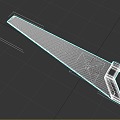 Saw Hand Saw Hardware Tools 3d model