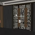 Modern Bookcase Interior Design With Open Wooden Shelves And Decorative Items