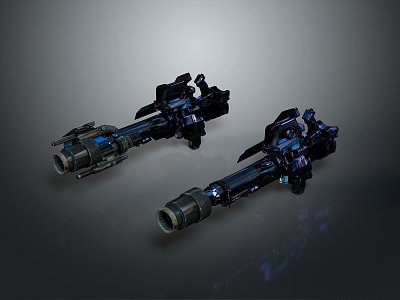 Science Fiction Firearms Next Generation Firearms Science Fiction Game Gun Game Firearms Game Gun Concept Gun Laser Gun model