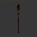Scepter Ancient Scepter Cane Ancient Scepter Magic Scepter Metal Scepter Classical Scepter Magic Scepter 3d model