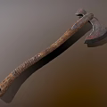 Durable Hardware Tool Axe With Wooden Handle And Metal Head For Construction And Gardening Use