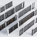 Different Styles Of Architectural Exterior Wall Decorative Grille And Panel Designs