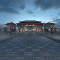 chinese ancient architecture 3d model