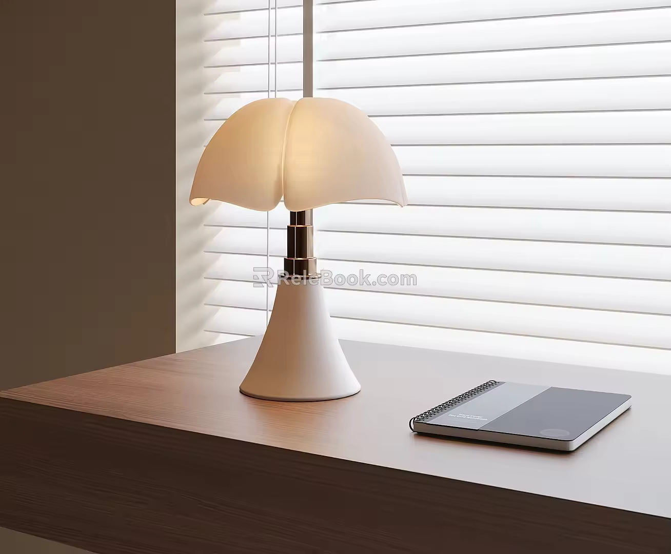 French table lamp 3d model