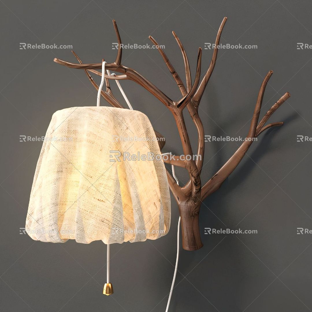 European-style wall lamp lamps 3d model