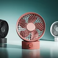 Modern Design Desktop Air Conditioner Fans in Black Pink White Colors