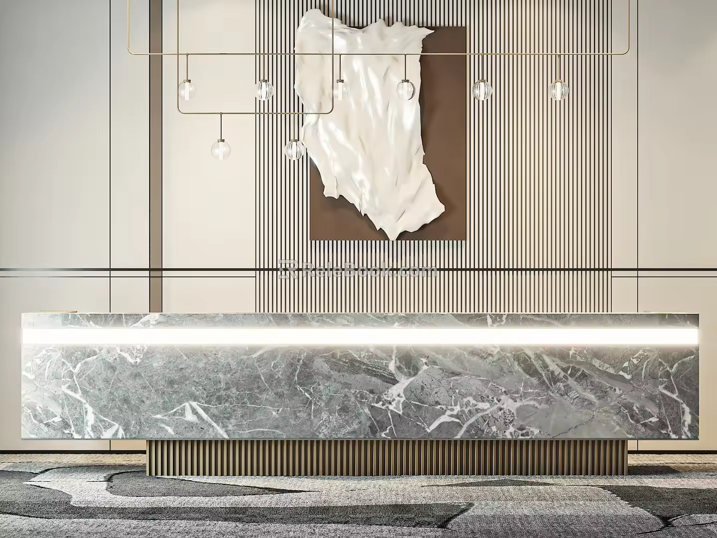 Reception Desk 3d model