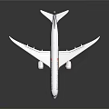 Singapore Airlines Modern Airliner With White Blue Yellow Stripes Wing Tail Design On Dark Background