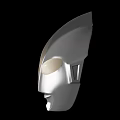Stylish Silver Ultraman Helmet Set With Three Varied Eye Designs